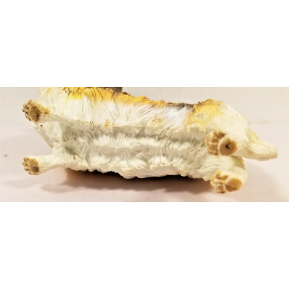 Collie Dog 3” Figurine Resin Statue Blonde Tan Golden - Picture 6 of 7